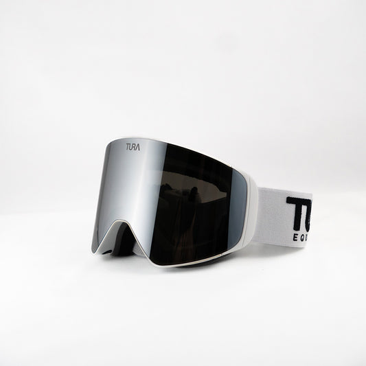 TURA - GEMKEN SKIDGLASÖGON VIT/SILVER