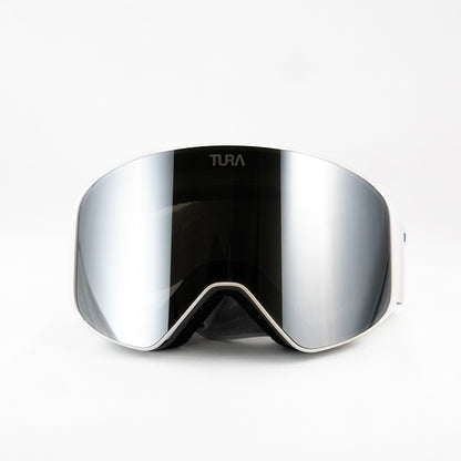 TURA - GEMKEN SKIDGLASÖGON VIT/SILVER